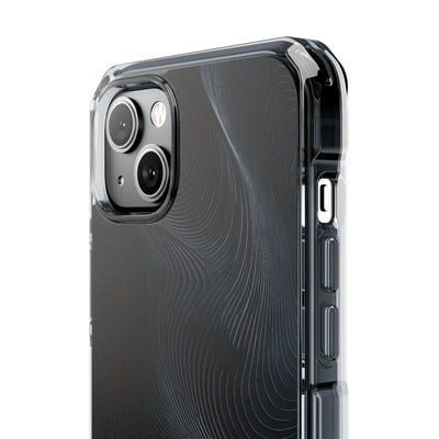 Black Impact MagSafe Phone Case for iPhone - Obsidian Ridge Flux