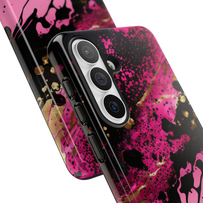 Magenta Liquid Gold · Tough Fundas para teléfono para Samsung