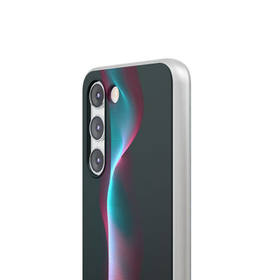 Neon Pixel Flow · Lite Phone Case for Samsung · Black