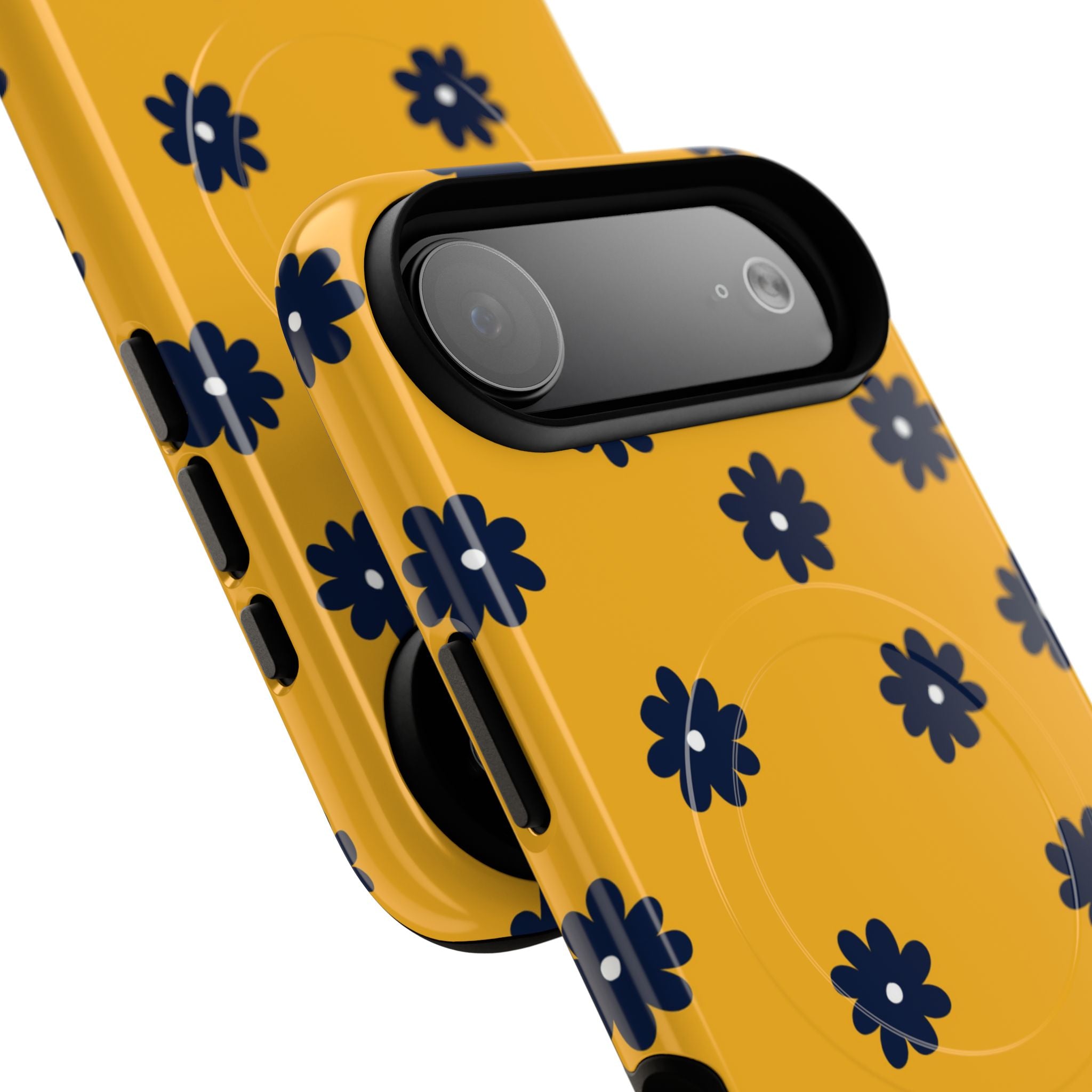 Navy Daisy Mustard · Tough+ Phone Case for iPhone · Magsafe