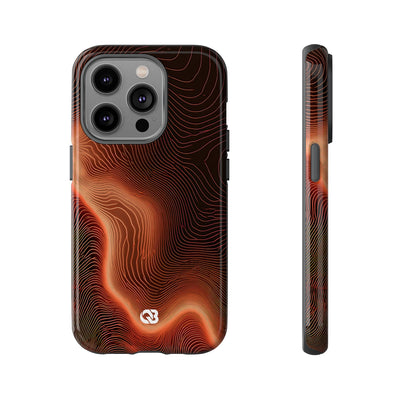 Caldera Ridge · Tough Phone Case for iPhone · Orange