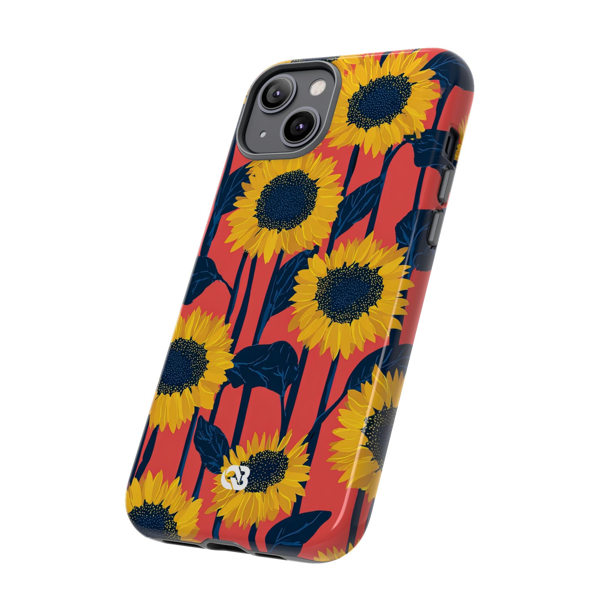 Solar Navy Bloom · Tough Phone Case for iPhone