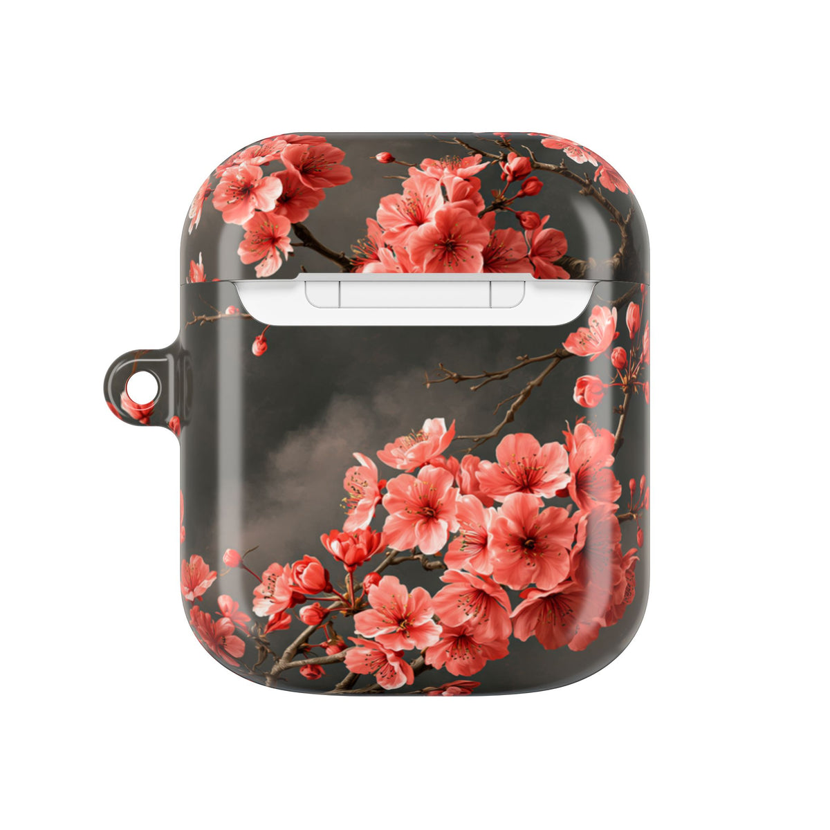 Dark Sakura Nocturne · Hard Case for AirPods & AirPods Pro · Black