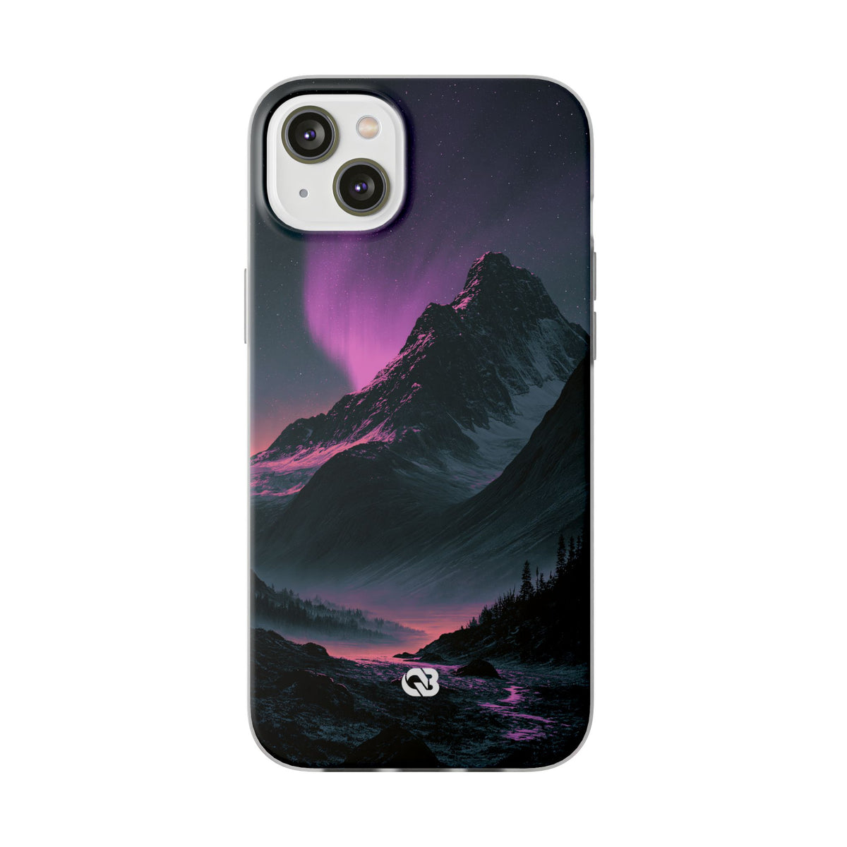 Arctic Aurora Summit · Lite Phone Case for iPhone ·  Black