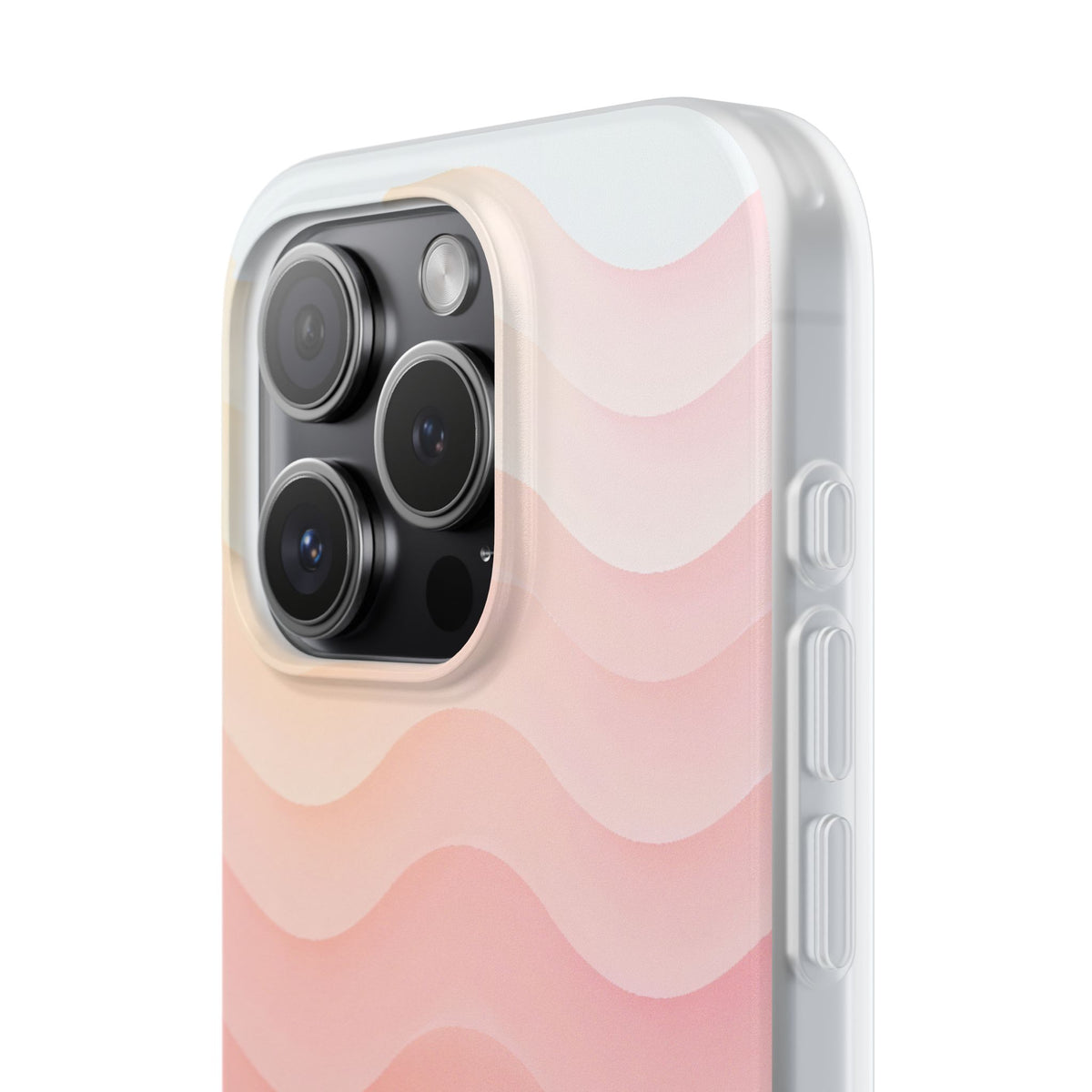 Blush Horizon Waves · Lite Phone Case for iPhone ·  Pink