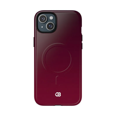 Red Tough 2.0 Magsafe Phone Case for iPhone - Deep Sangria Gradient