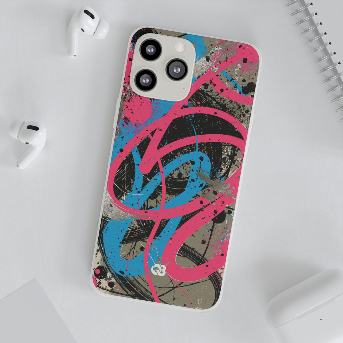 Cyber Splatter Flow · Lite Phone Case for iPhone ·  Pink
