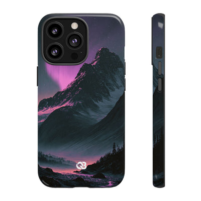 Arctic Aurora Summit · Tough Phone Case for iPhone · Black