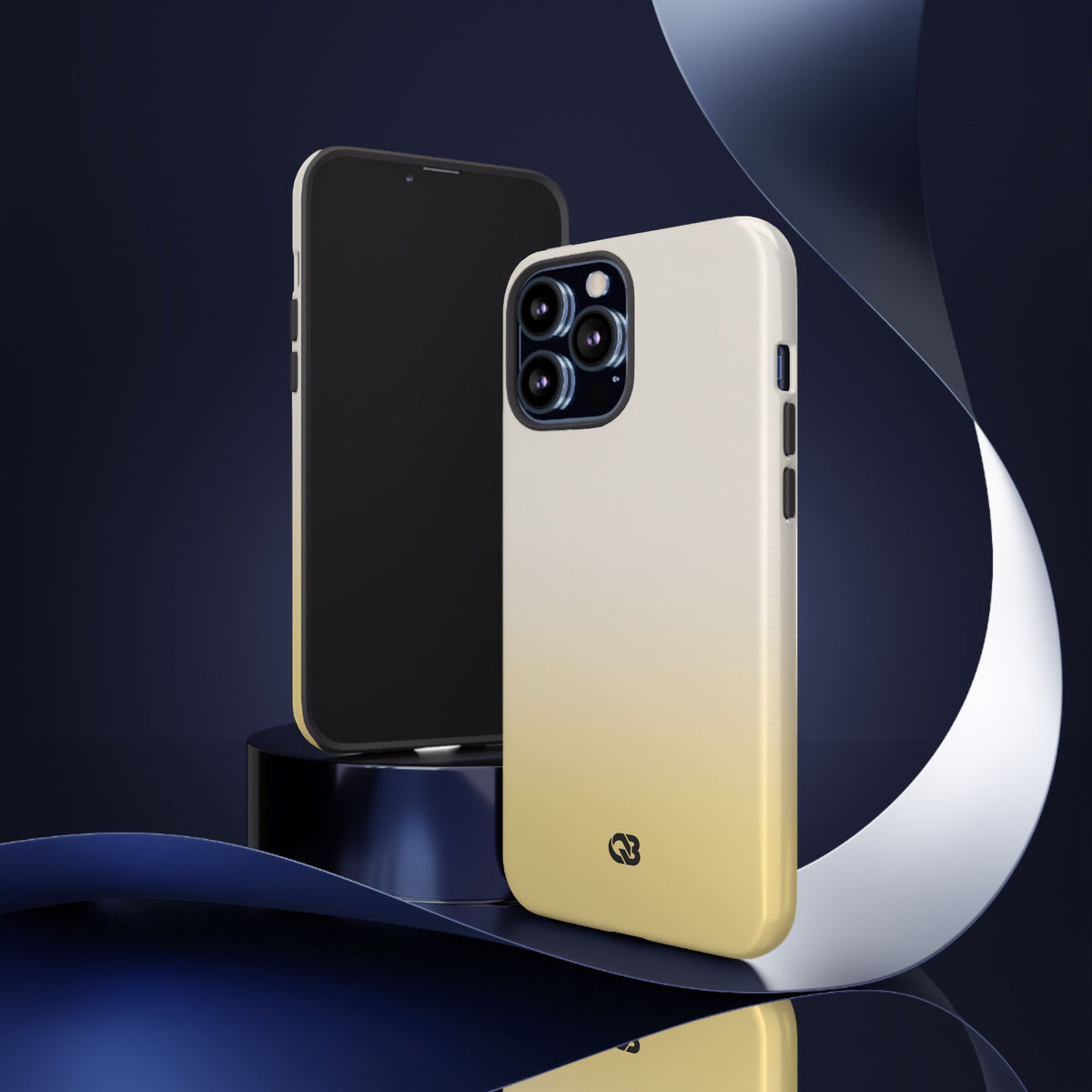 Solar Cream Ombre · Tough Phone Case for iPhone · Yellow