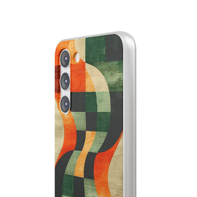 Burnt Orange Curve · Soft Handyhülle für Samsung