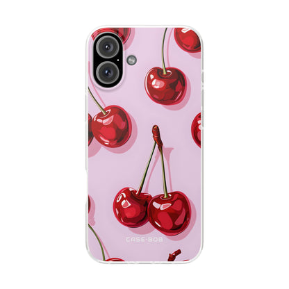 Glossy Cherry Burst iPhone 16 Plus Case - Soft - CASE•BOB