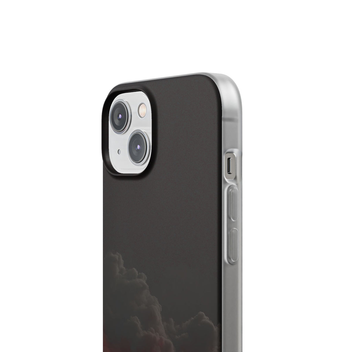 Crimson Fog Void · Lite Phone Case for iPhone ·  Black