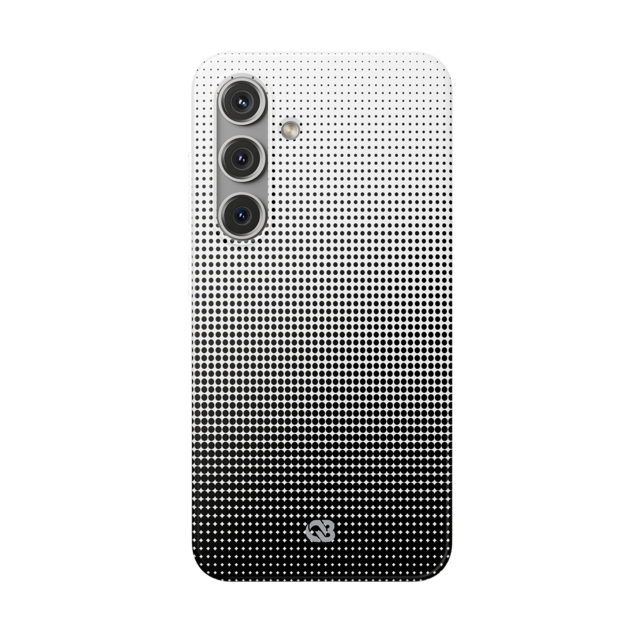 Black Lite Phone Case for Samsung - Obsidian Halftone Flux