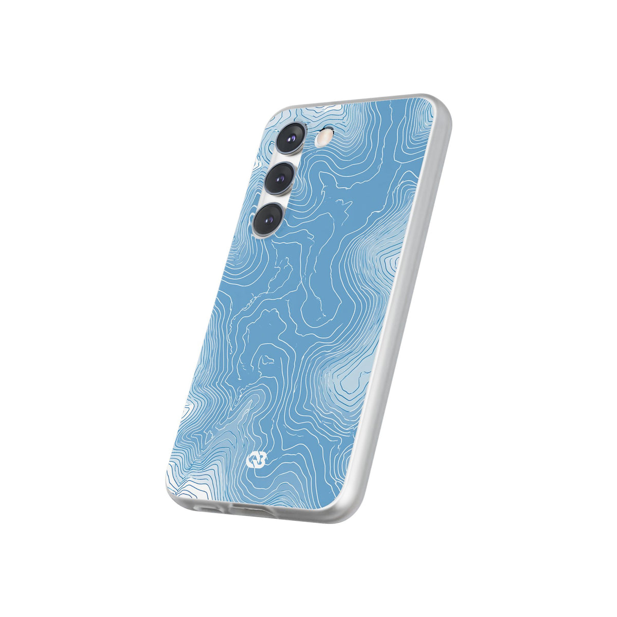Glacial Basin Topo · Lite Phone Case for Samsung · Blue