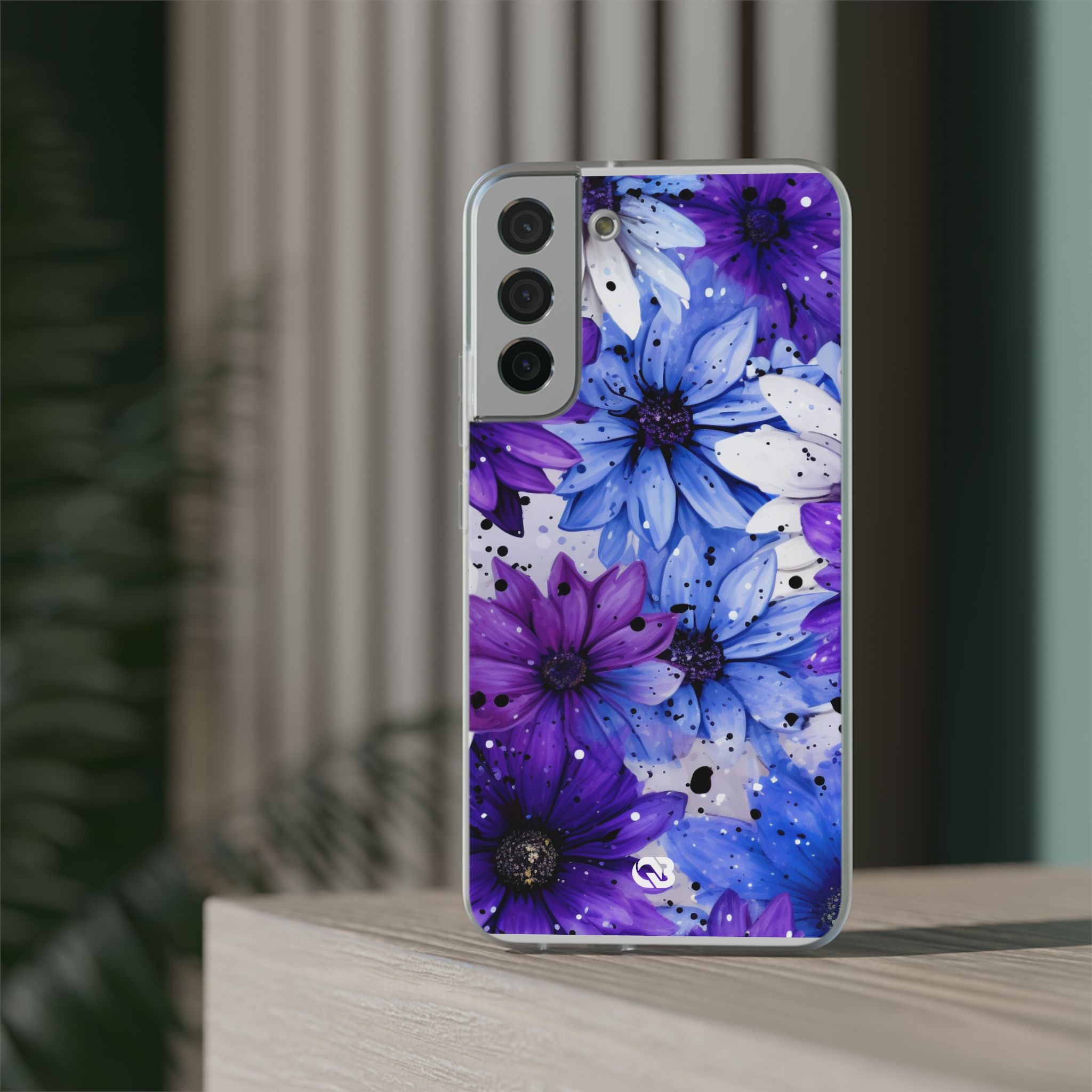 Ink Splatter Blooms · Soft Phone Case for Samsung