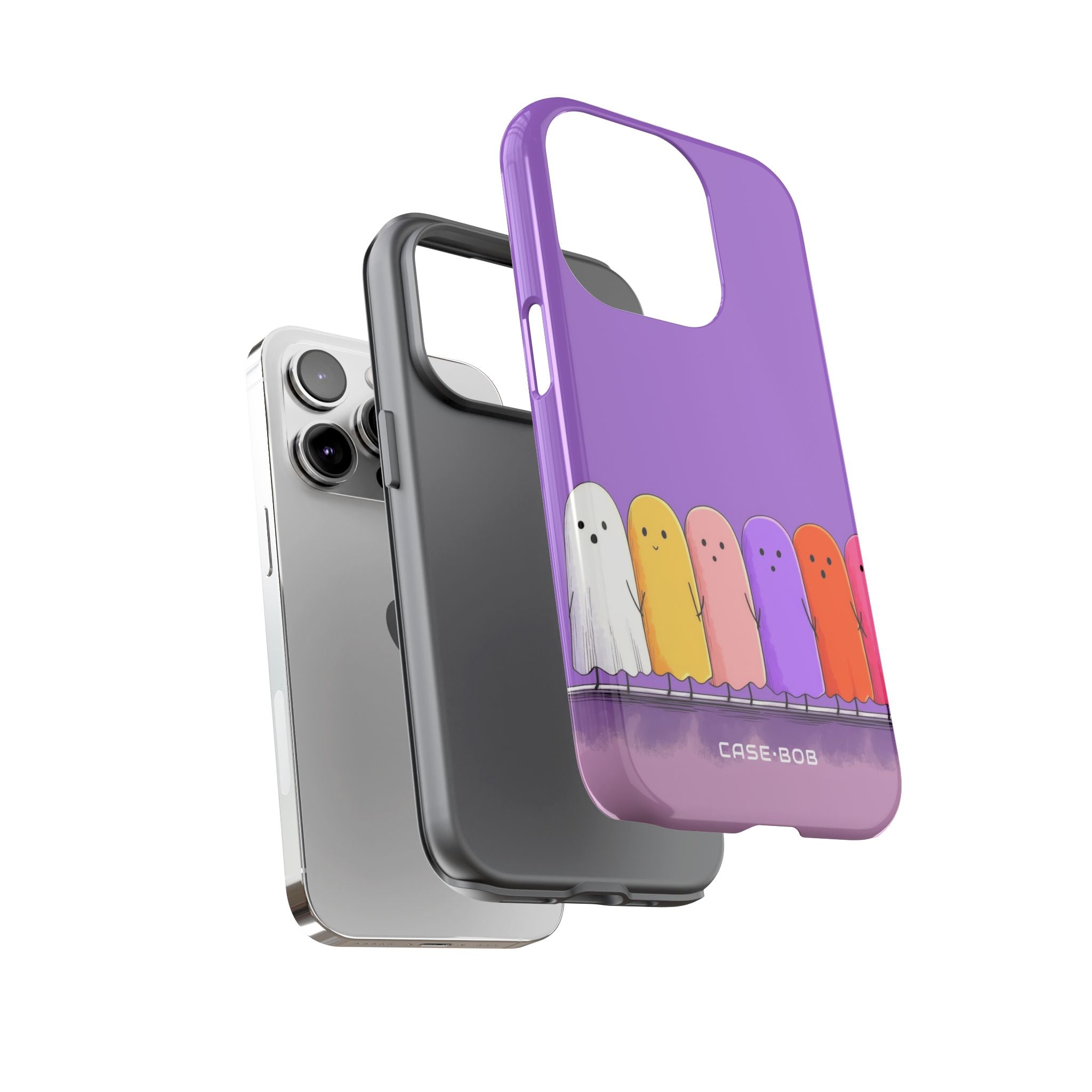 Colorful Ghosts iPhone 14 Pro Case - Tough