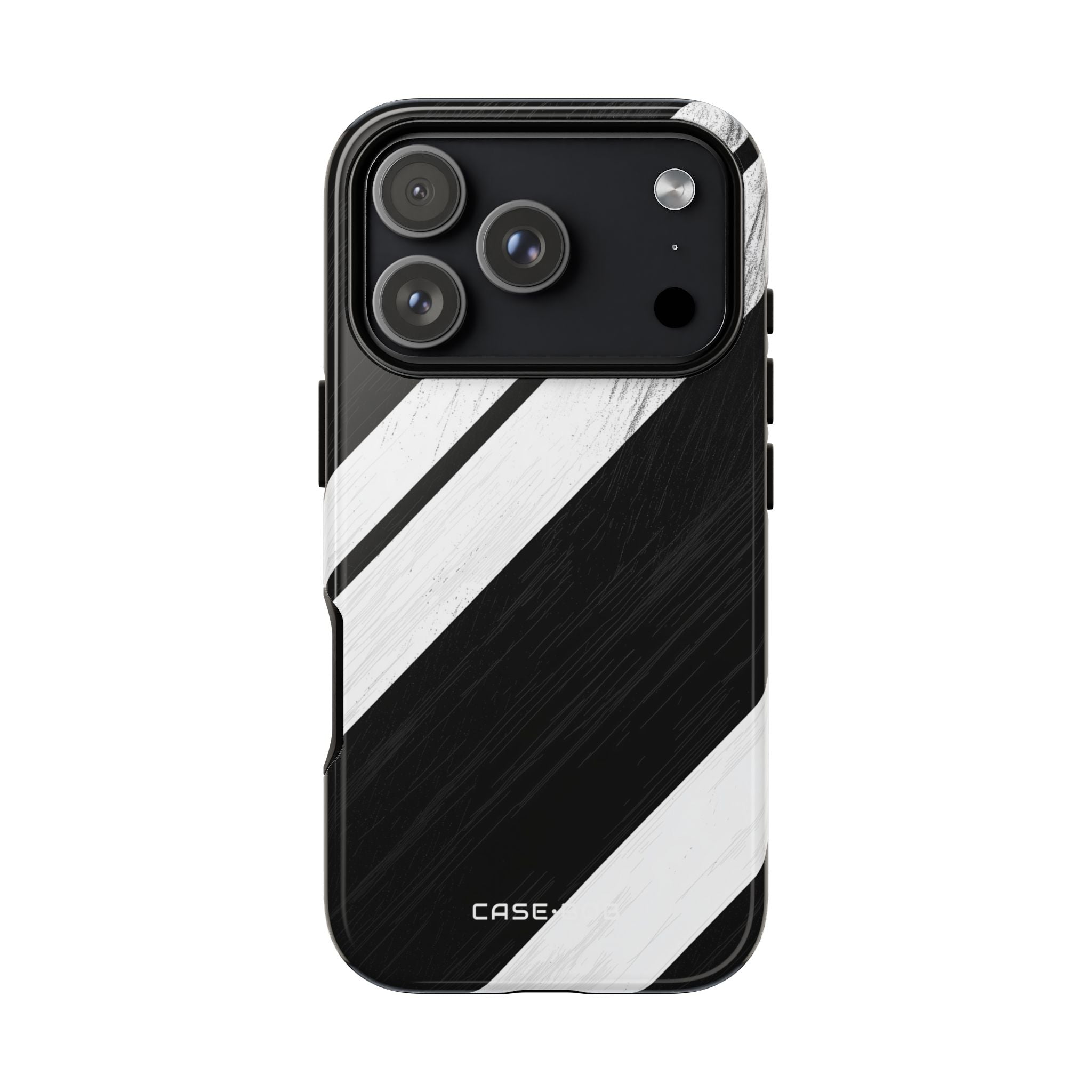 Distressed Stripe Motion iPhone 17 Pro Case - Tough - CASE•BOB