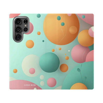 Pastel Circles Flow - Samsung S23 Ultra Case - Wallet