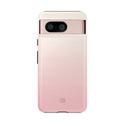 Pink Tough Phone Case for Google Pixel - Frosted Blush Horizon