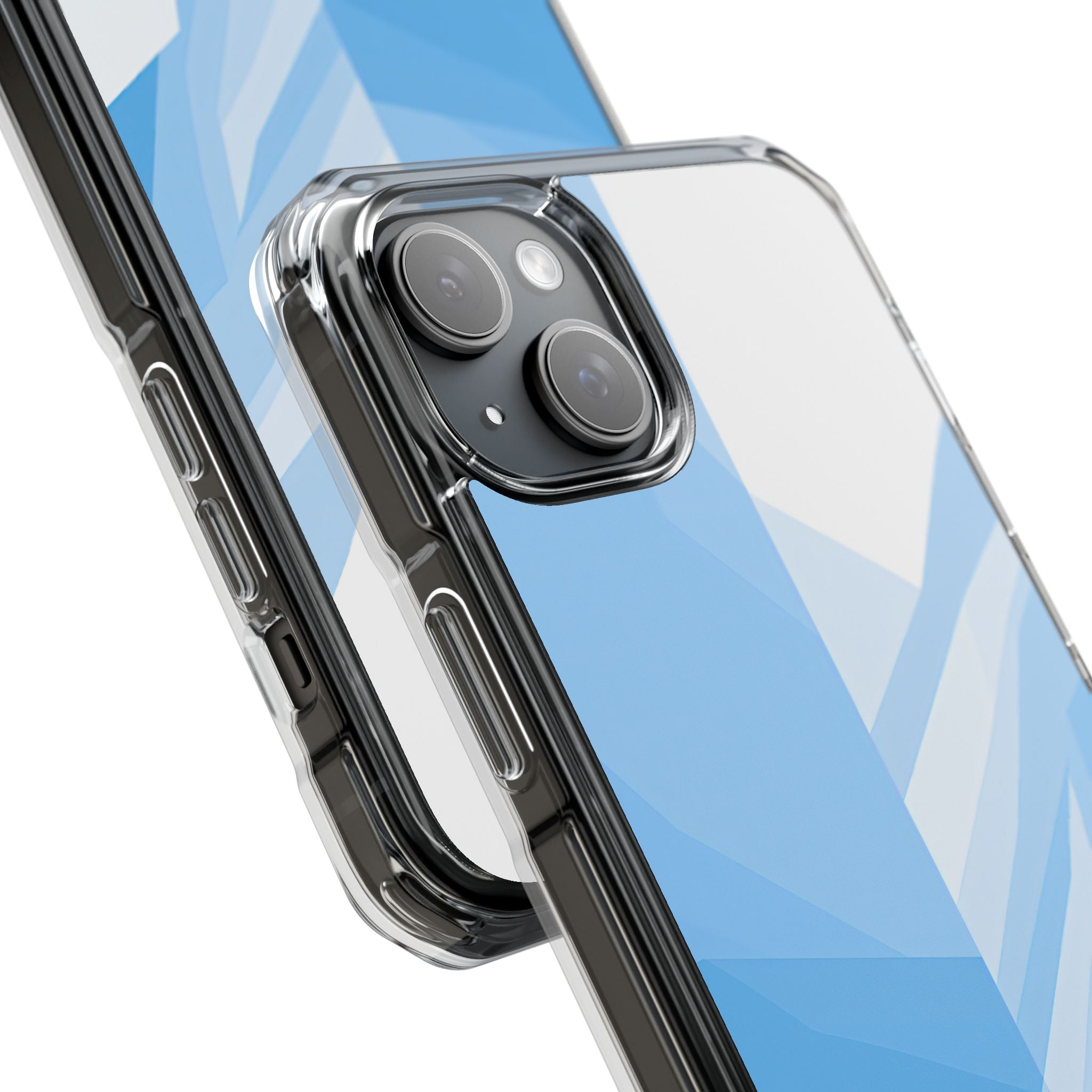 Blue Impact MagSafe Phone Case for iPhone - Arctic Glacial Ridge