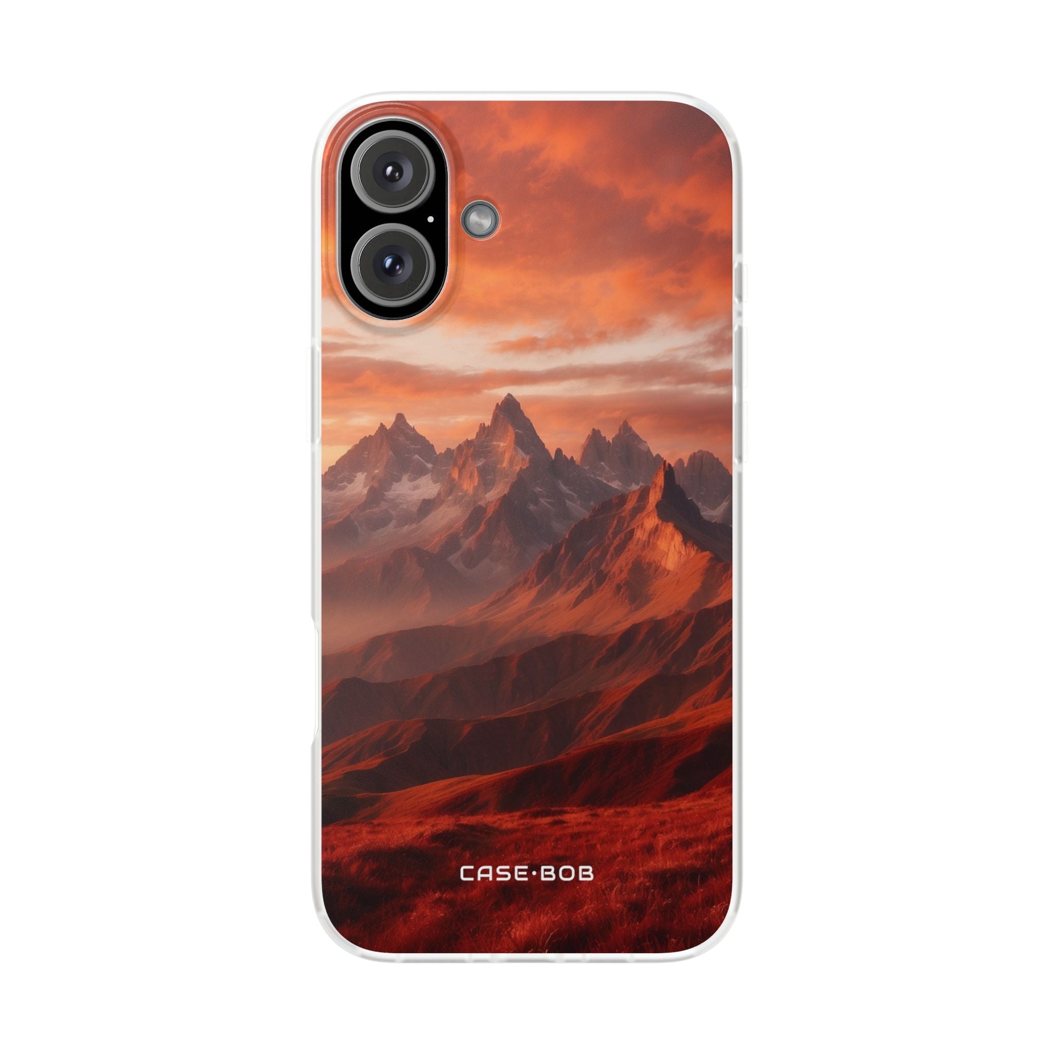 Jagged Glow iPhone 16 Plus Cover - Blød