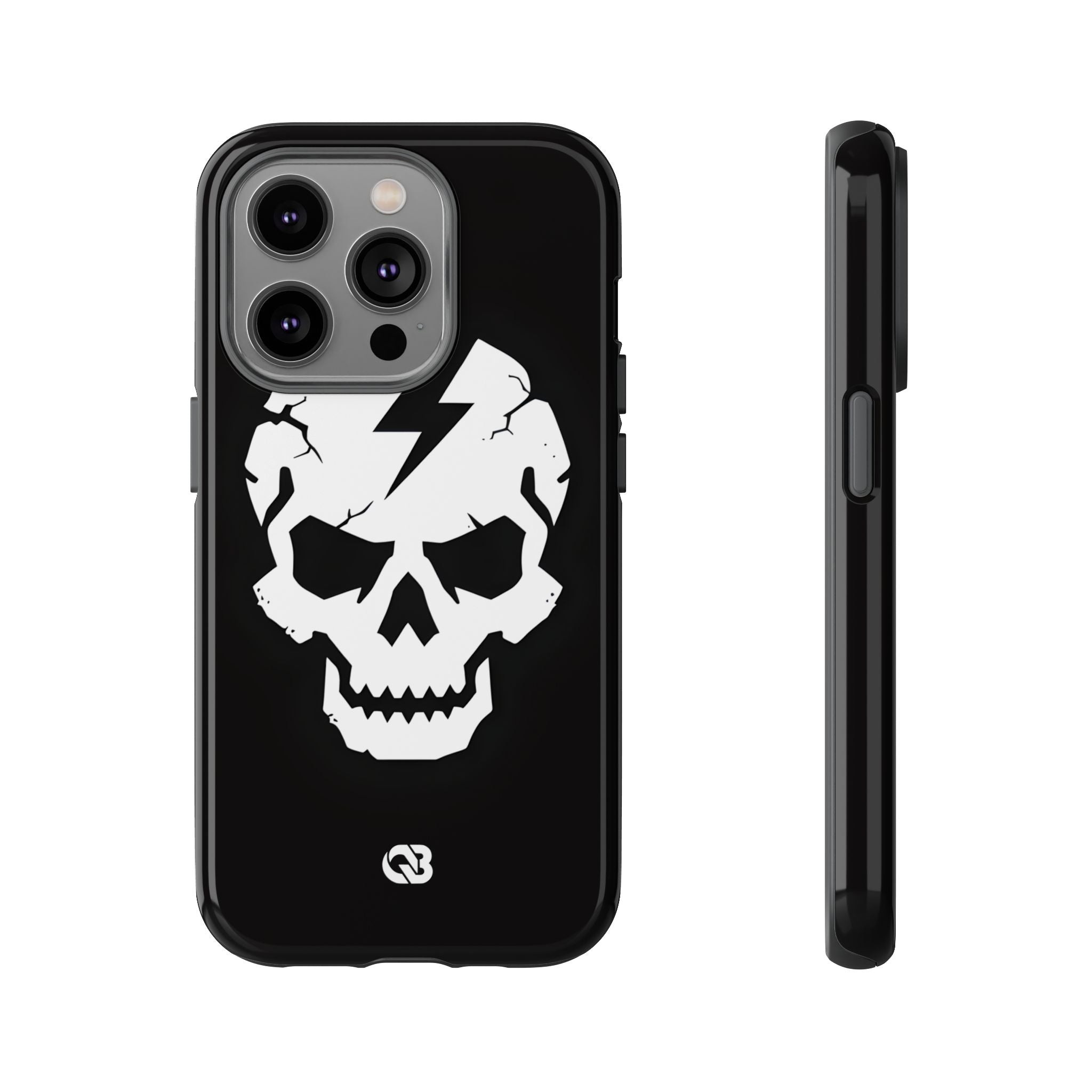 Shattered Bolt Skull · Tough Phone Case for iPhone