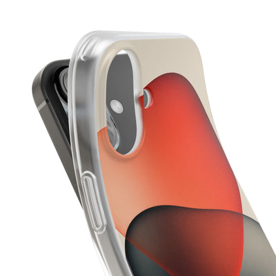 Translucent Crimson Form · Lite Phone Case for iPhone ·  Red
