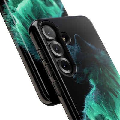 Nordic Aurora Fox · Tough Phone Case for Samsung · Teal