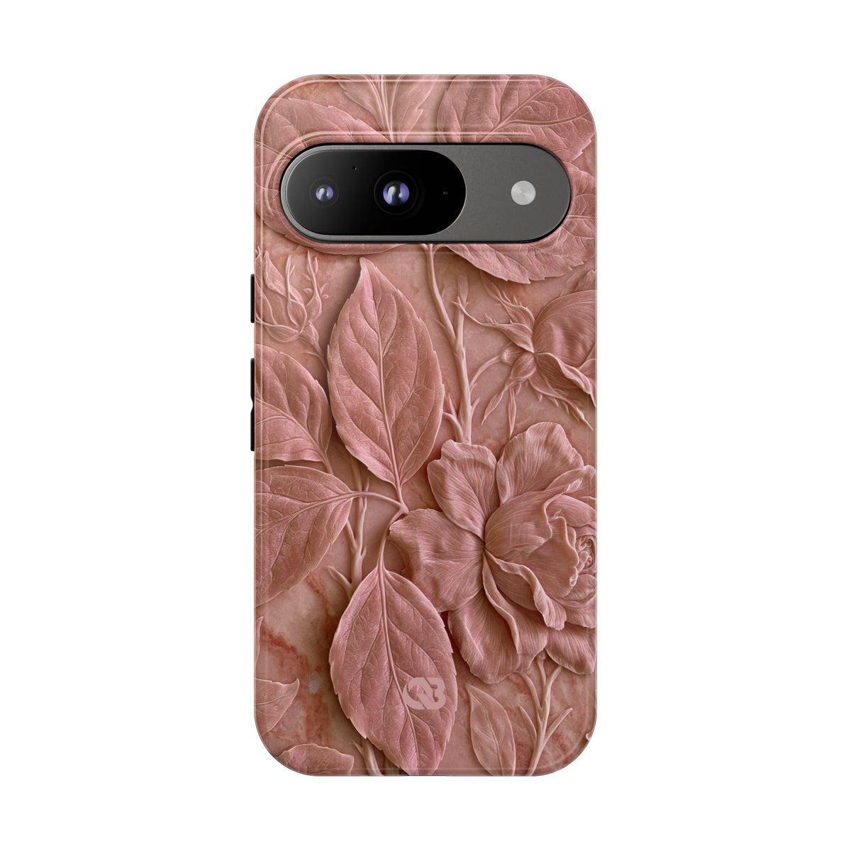 Blush Rose Relief · Tough Phone Case for Pixel ·  Pink