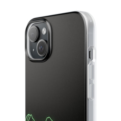 Nordic Mountain Contour · Lite Phone Case for iPhone ·  Black
