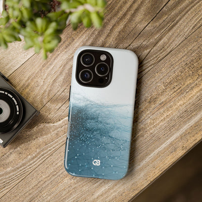 Teal Tough Phone Case for iPhone - Arctic Pulse Mesh