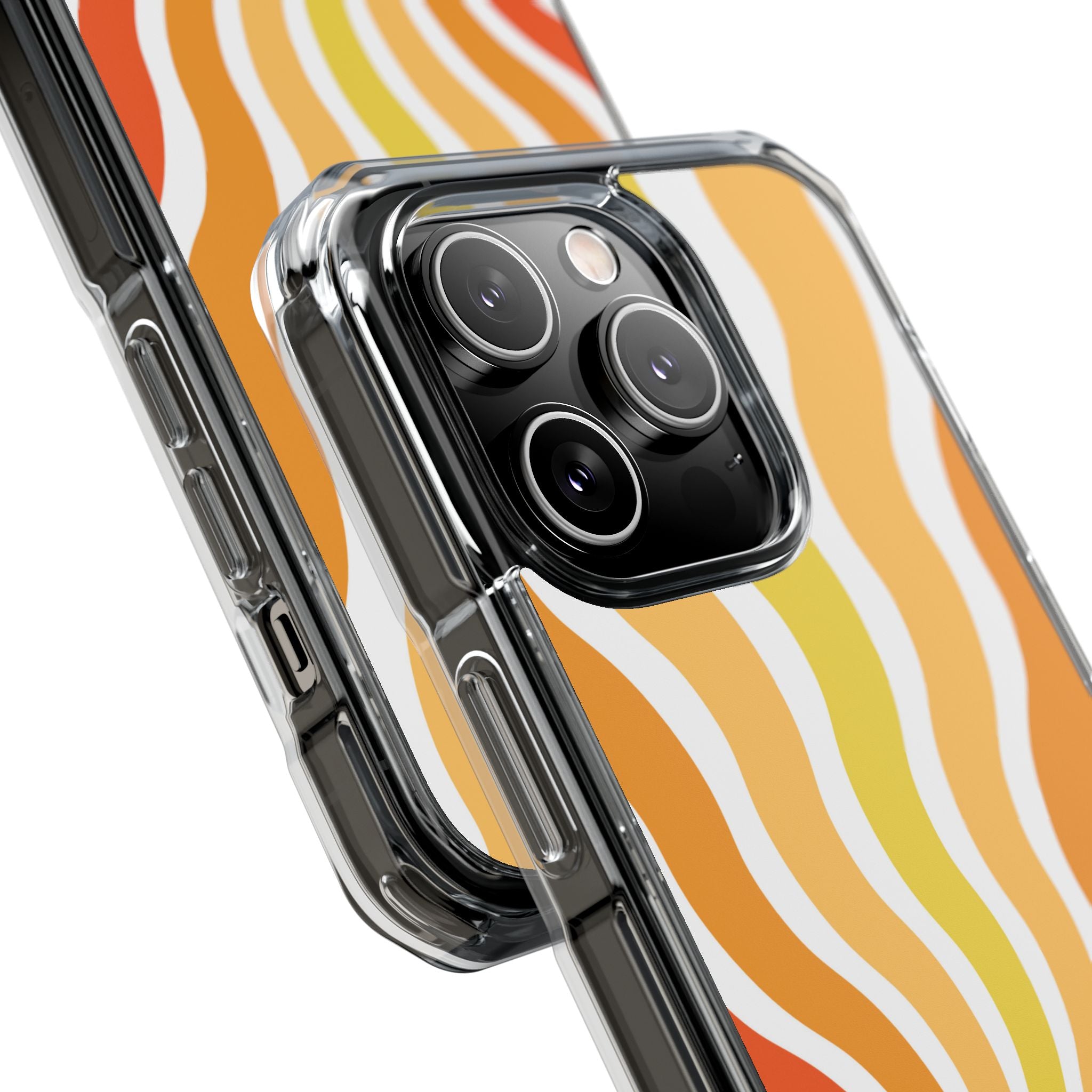 Amber Solar Waves · Impact Phone Case for iPhone · Magsafe