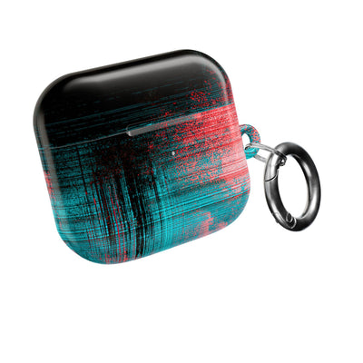 Digital Signal Drift · Hard Case for AirPods & AirPods Pro · Black