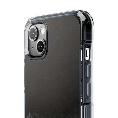 Crimson Void · Clear Impact Magnetic Phone Case for iPhone ·  Black