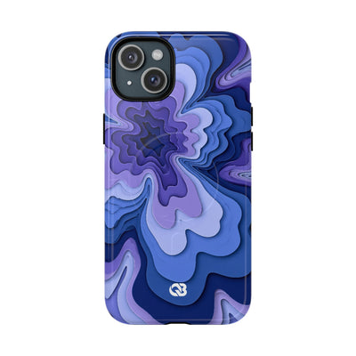 Periwinkle Strata Bloom · Tough 2.0 Magnetic Phone Case for iPhone · Purple