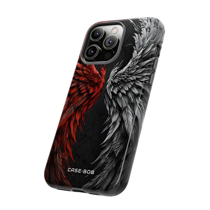 Crimson White Wings iPhone 14 Pro Max Case - Tough