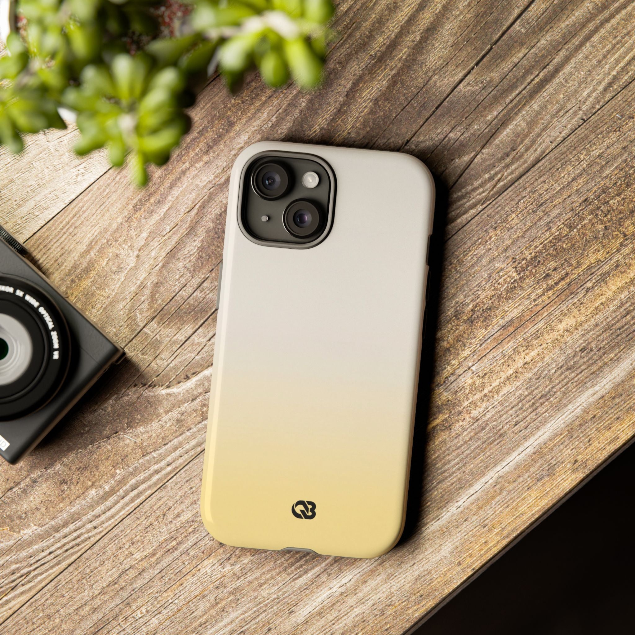 Yellow Tough Phone Case for iPhone - Bleached Citron Haze