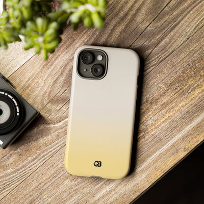 Yellow Tough Phone Case for iPhone - Bleached Citron Haze