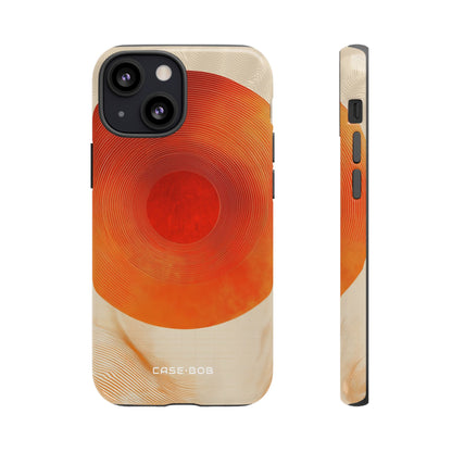 Sunburst Swirl iPhone 13 Mini Cover - Tough