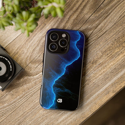 Electric Azure Drift · Tough Phone Case for iPhone · Blue
