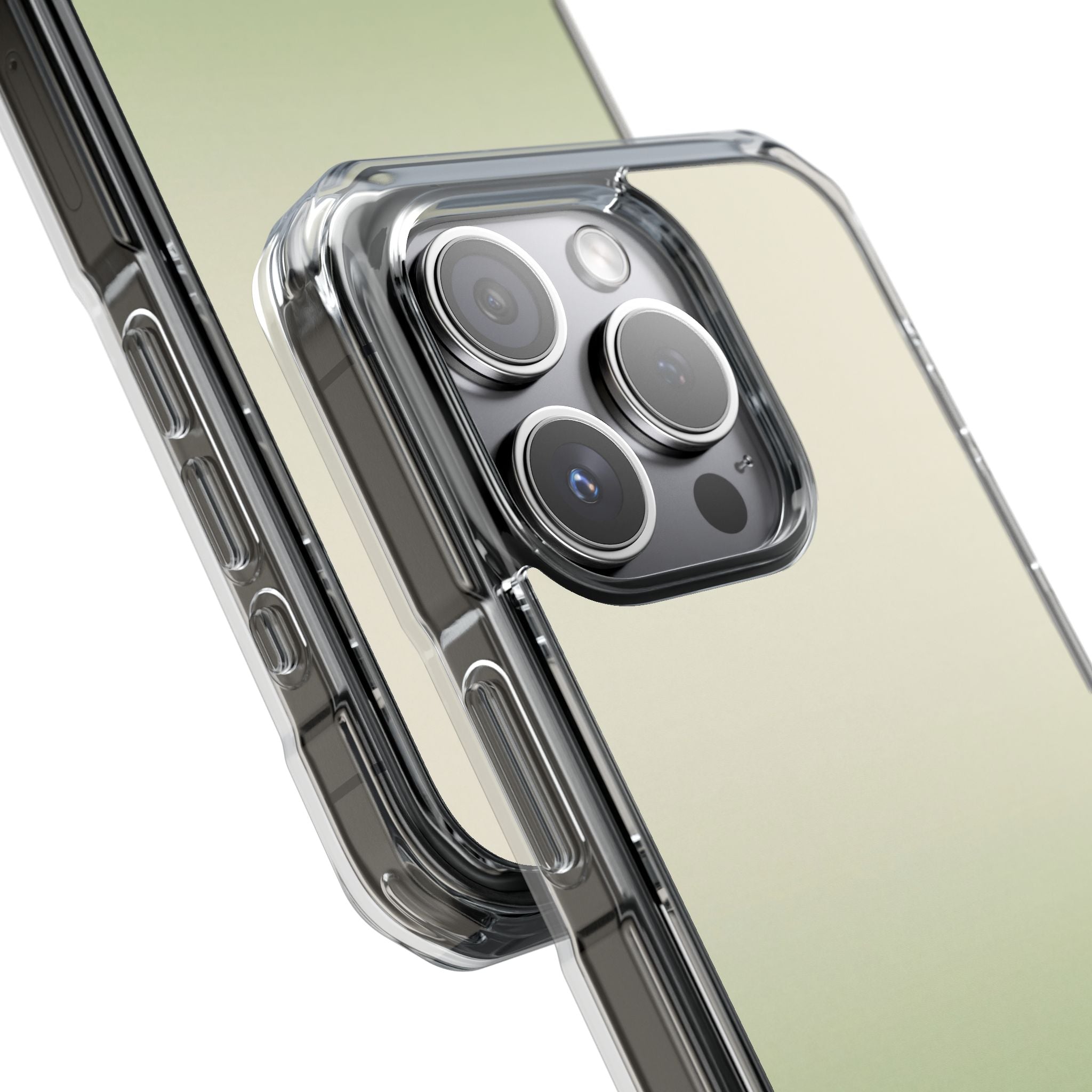 Green Impact MagSafe Phone Case for iPhone - Bone Sage Fade