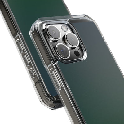 Deep Forest Nocturne · Clear Impact Magnetic Phone Case for iPhone · Green