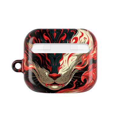 Crimson Kitsune Spirit · Hard Case for AirPods & AirPods Pro · Red