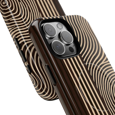 Brown Tough 2.0 Magsafe Phone Case for iPhone - Espresso Sand Ridge