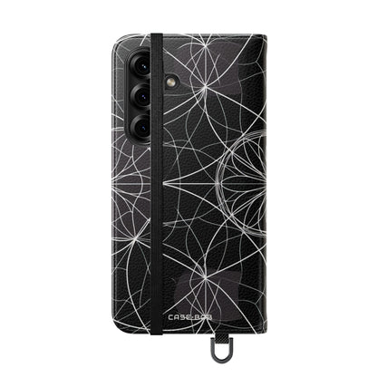 Witte Mandala Stralings - Samsung S25 Case - Portemonnee
