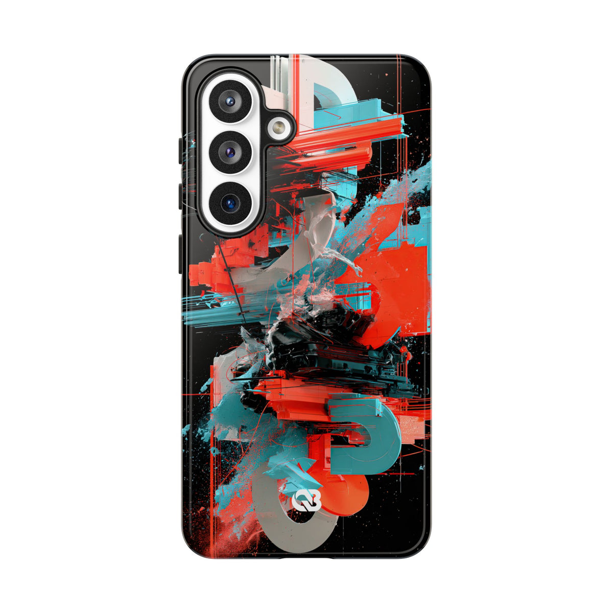 Fragmented Cyber Core · Tough Phone Case for Samsung · Black