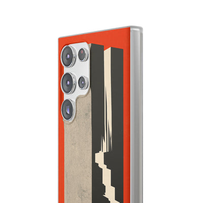 Orange Lite Phone Case for Samsung - Orange Monolith Rift