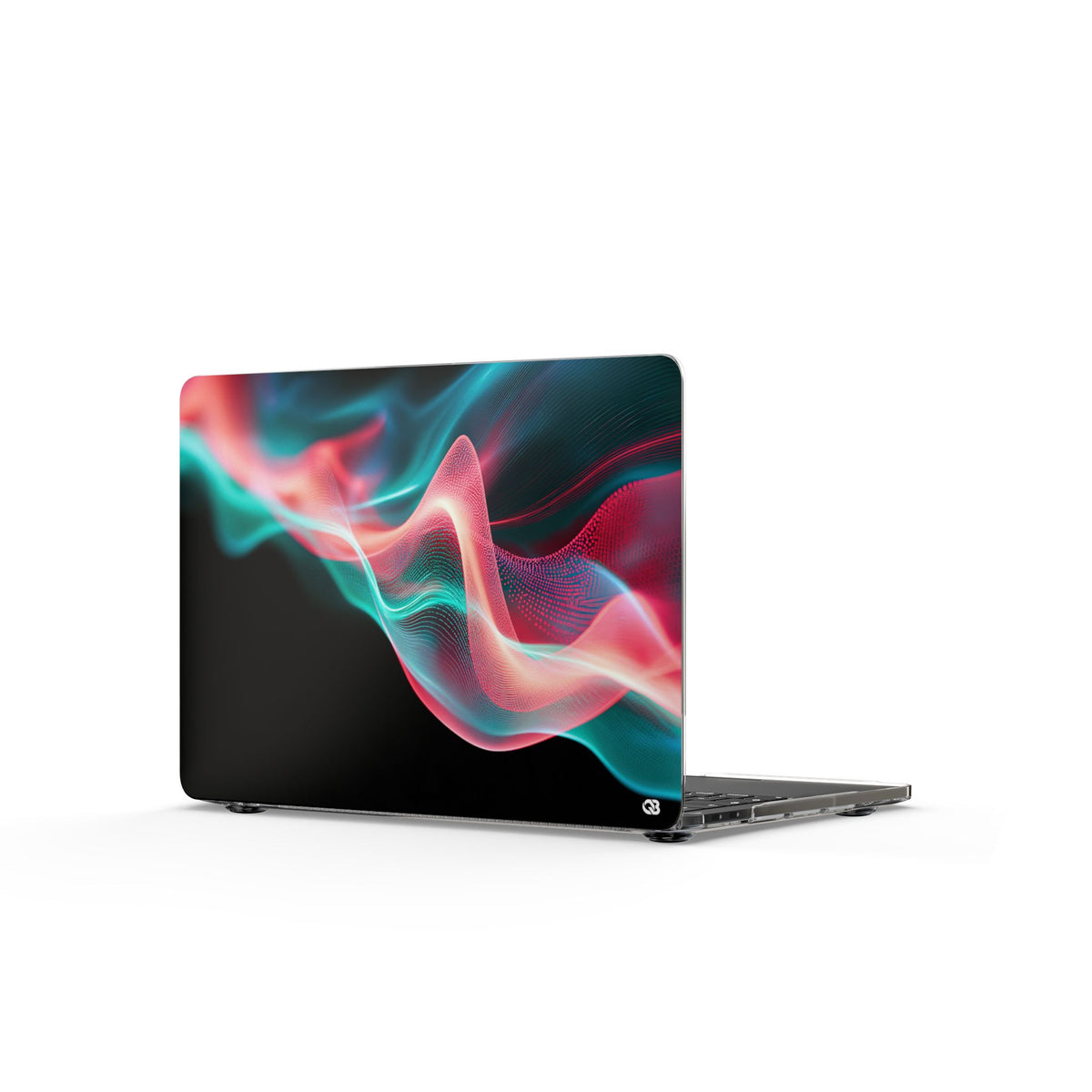 Digital Frequency · Clear Hard Case for MacBook · Black