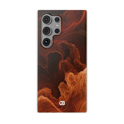Amber Filament · Lite Phone Case for Samsung · Orange