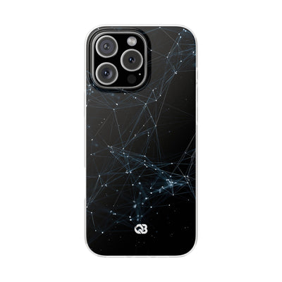 Black Lite Phone Case for iPhone - Arctic Neural Mesh